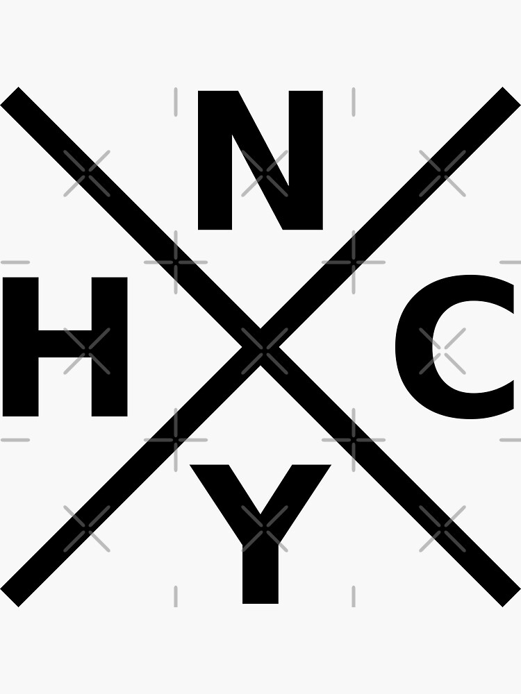 NYHC - New York Hardcore Logo Black Font by ramiro