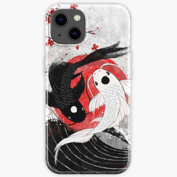 Koi fish - Yin Yang iPhone Soft Case