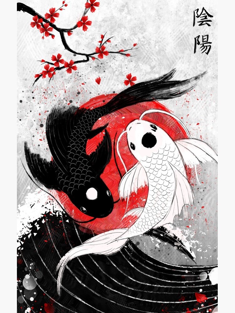 Koi fish - Yin Yang by Ruby-Art