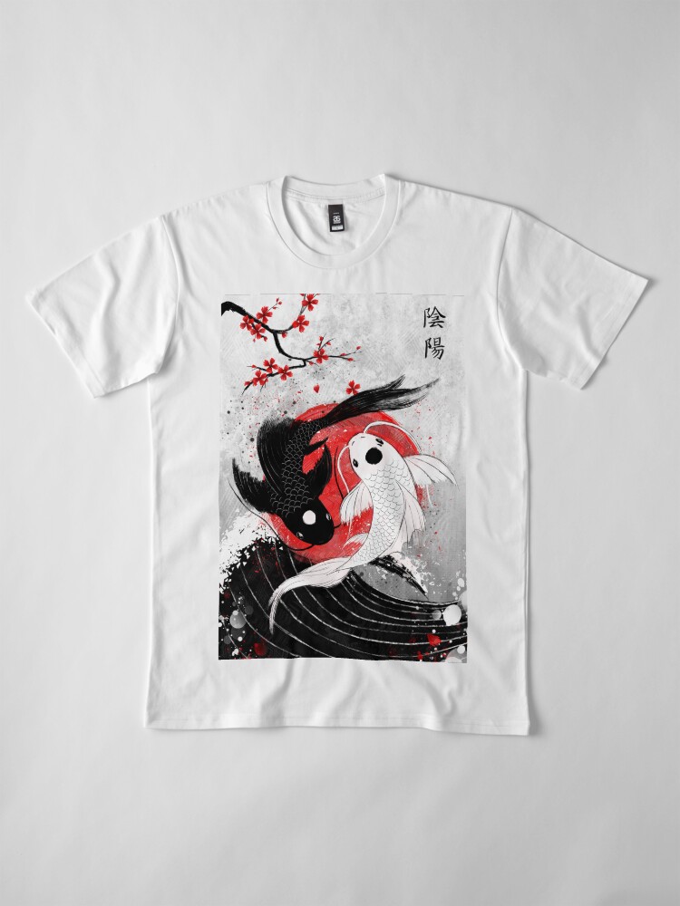 Tshirt « Koi fish Yin Yang », par RubyArt Redbubble