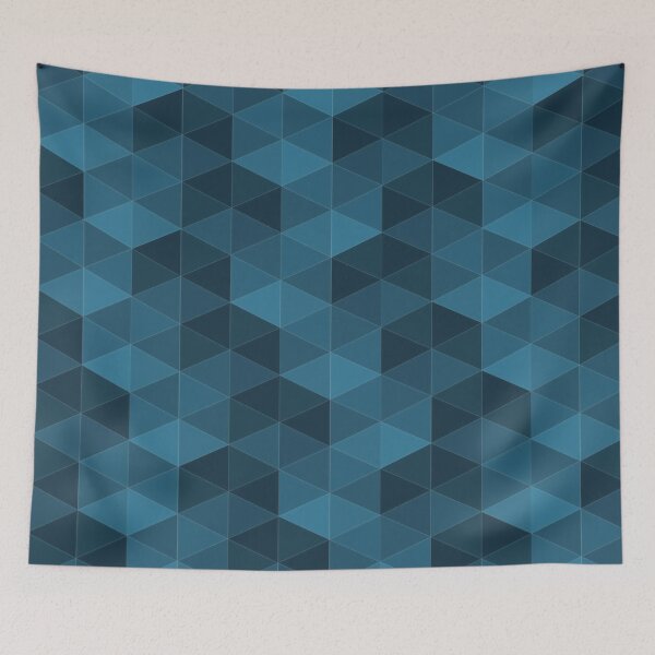 Item preview, Blue square pattern designed and sold by ExploreStore.