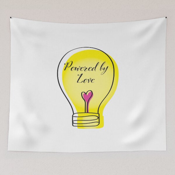 Item preview, Coloured Powered by love designed and sold by crismk.