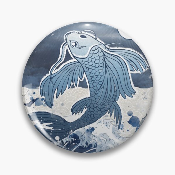 Item preview, Japan Blue- Koi Fish designed and sold by Ruby-Art.