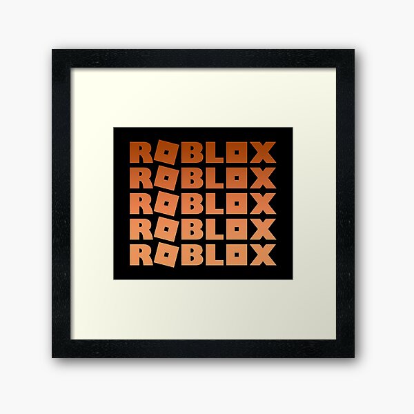 Roblox Robux Adopt Me Dollars Framed Art Print By T Shirt Designs Redbubble - robi 23 roblox