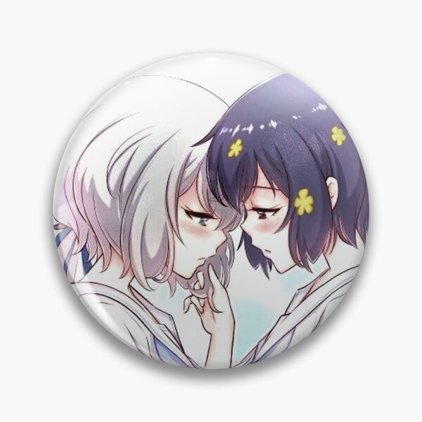 Item preview, Pro Yuri Heart LGBTQ+ Anime School Girls designed and sold by The Anime Corner.