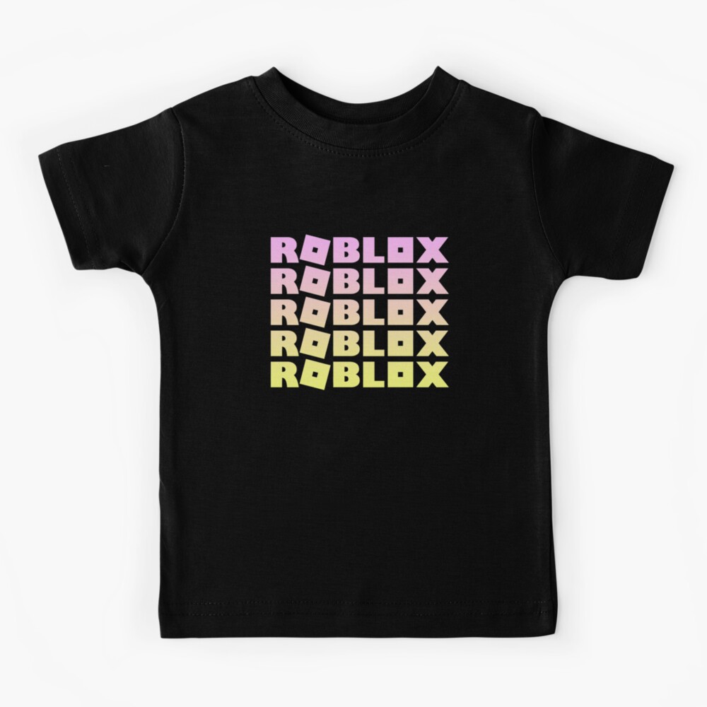 Roblox Pink And Gold Kids T Shirt By T Shirt Designs Redbubble - roblox pink shirt