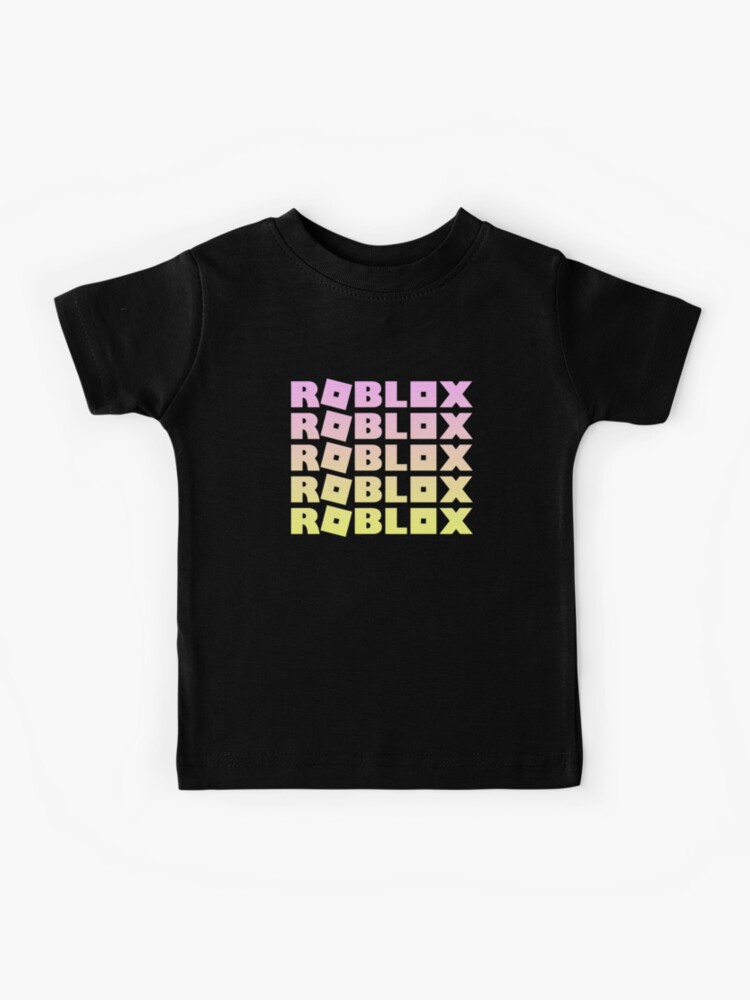 Roblox Pink And Gold Kids T Shirt By T Shirt Designs Redbubble - pink roblox shirt