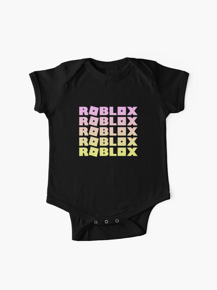 Roblox Pink And Gold Baby One Piece By T Shirt Designs Redbubble - roblox gold shirt