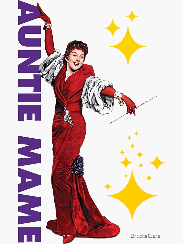 Auntie Mame, Rosalind Russell, glamour, fabulous Poster for Sale by  BrookeClara