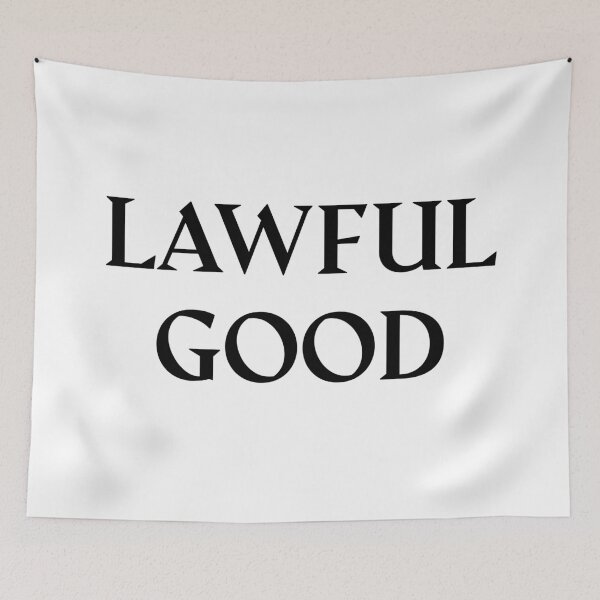 Item preview, Lawful Good: Dungeons and Dragons Alignment designed and sold by Plasmak.