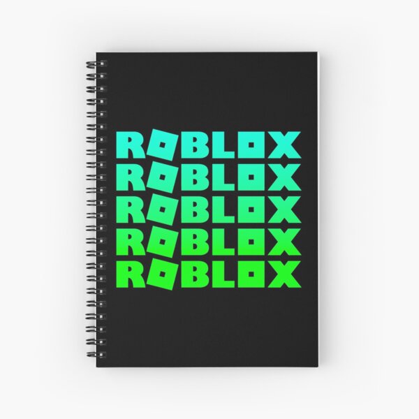 Roblox Robux Spiral Notebooks Redbubble - neon green aesthetic roblox logo