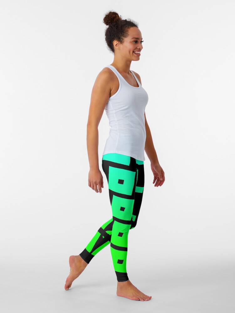 Roblox Neon Green Leggings By T Shirt Designs Redbubble - roblox neon green pants