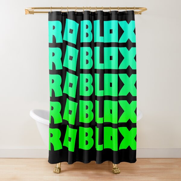 Roblox Robux Adopt Me Shower Curtain By T Shirt Designs Redbubble - roblox robux shower