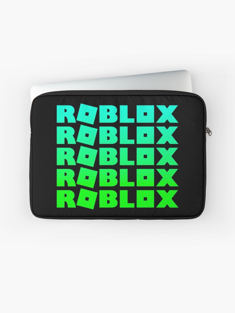 Roblox Neon Green Laptop Sleeve By T Shirt Designs Redbubble - roblox pastel green logo
