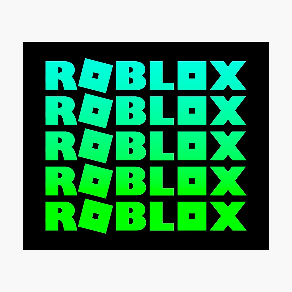 Roblox Neon Green Metal Print By T Shirt Designs Redbubble - roblox icon aesthetic neon pink