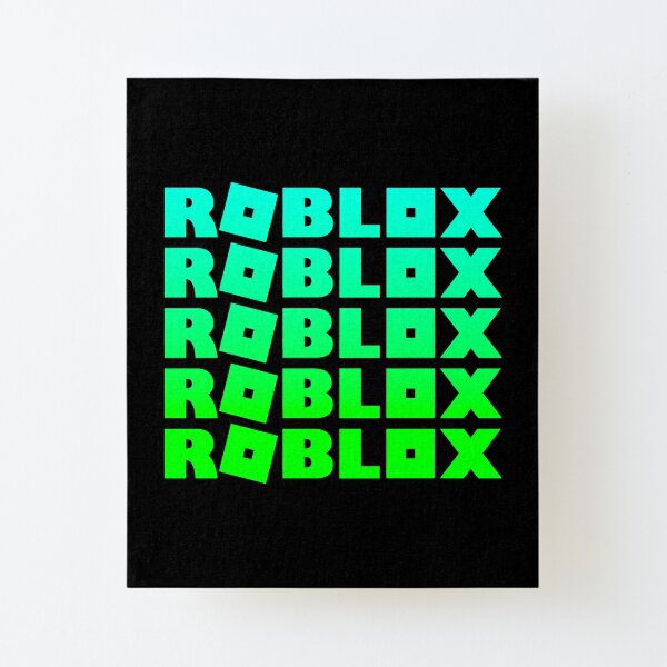 Roblox Green And Pink Mounted Print By T Shirt Designs Redbubble - roblox shirt green