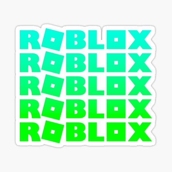 Roblox Neon Green Sticker By T Shirt Designs Redbubble - neon green roblox icon
