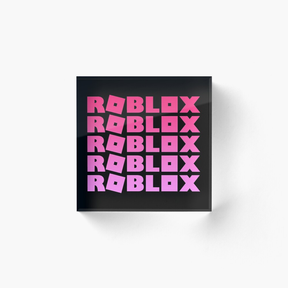 Roblox Neon Pink Art Board Print By T Shirt Designs Redbubble - roblox logo neon pink