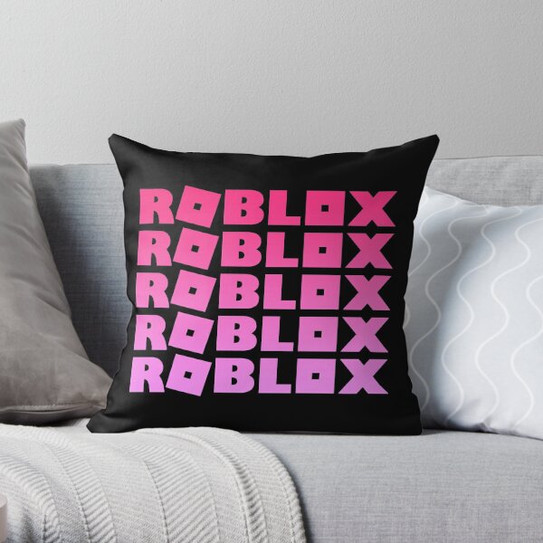 Roblox Is Life Gaming Throw Pillow By T Shirt Designs Redbubble - pink and white checkered floor roblox