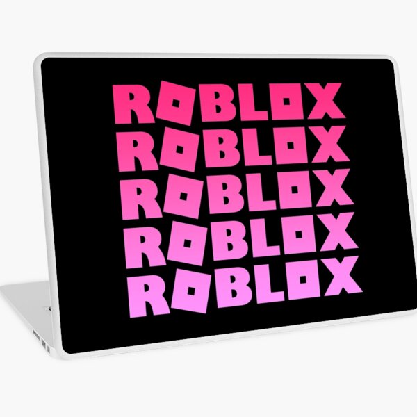 Roblox Robux Laptop Skins Redbubble - aesthetic pink roblox logo neon
