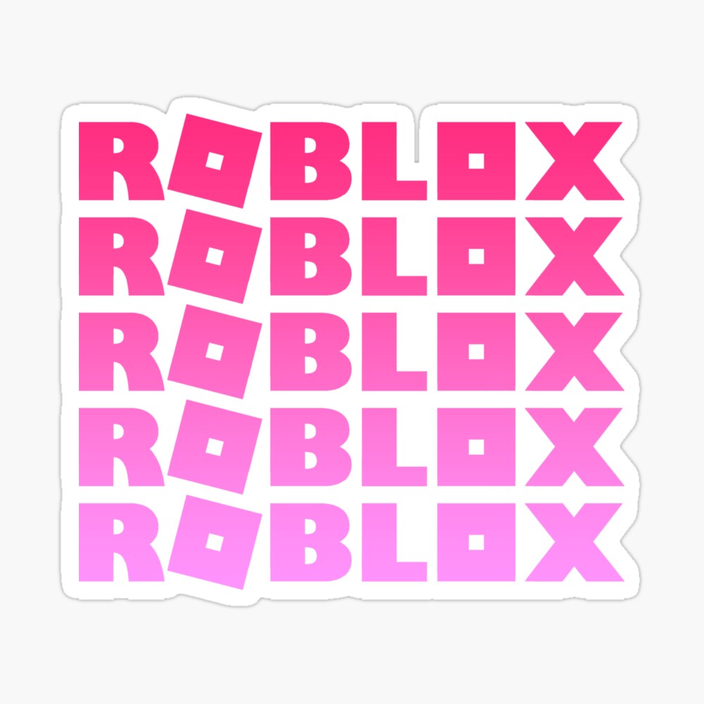 Roblox Logo But In Pink