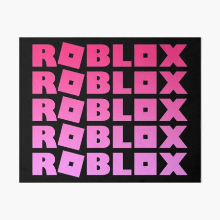 Roblox Neon Pink Art Board Print By T Shirt Designs Redbubble - roblox neon pink greeting card by t shirt designs redbubble