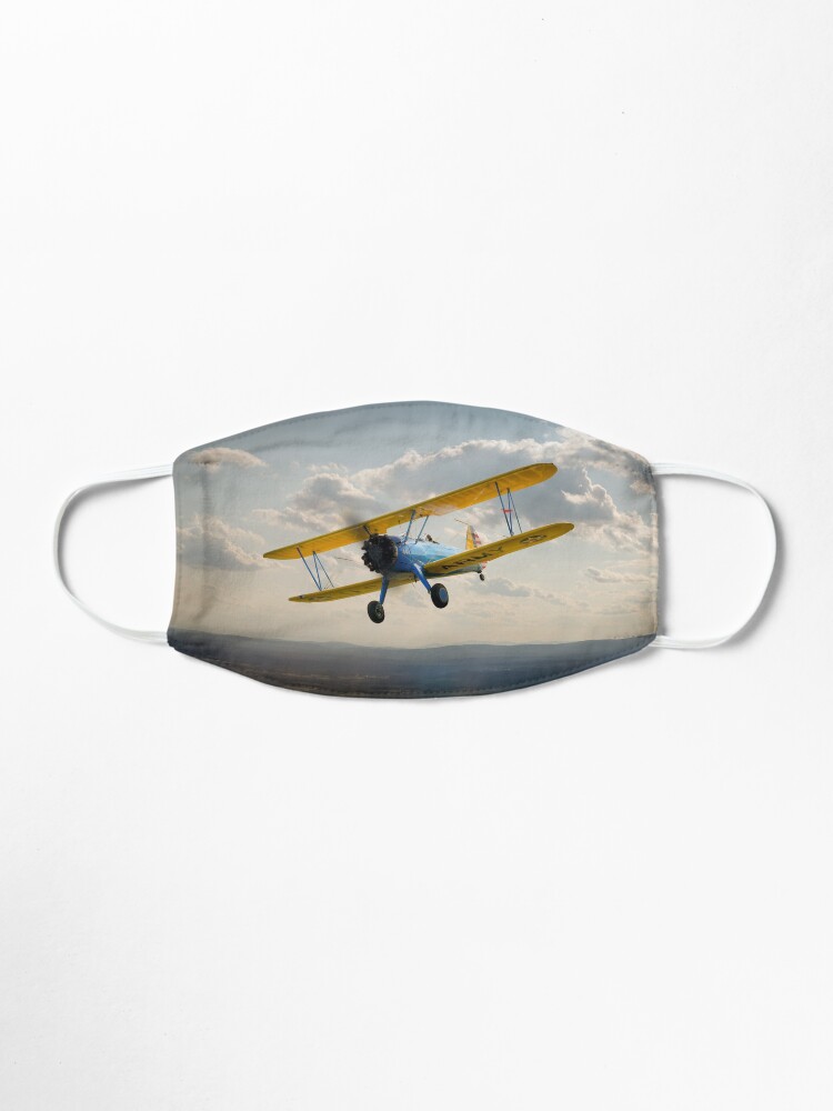 Alternate view of Boeing Stearman in flight Mask