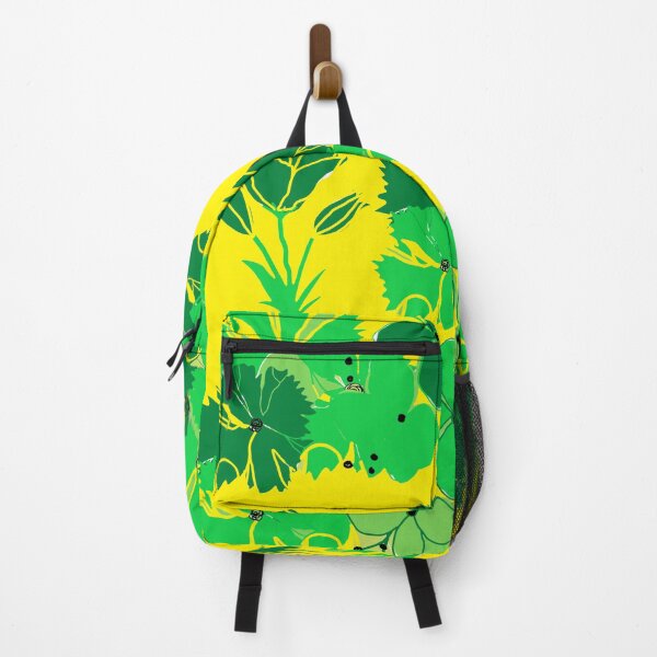 Item preview, Green flowers with yellow background designed and sold by Dream Wear.