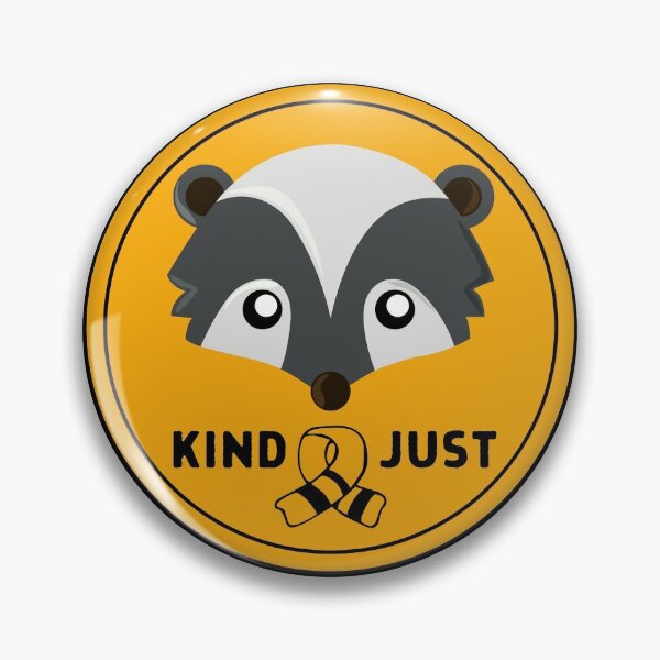 Huffle Badger Badge with Scarf Pin