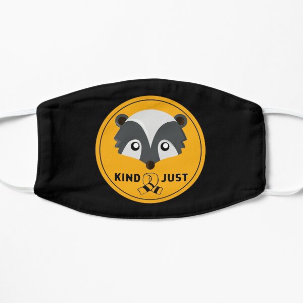 Huffle Badger Badge with Scarf Mask
