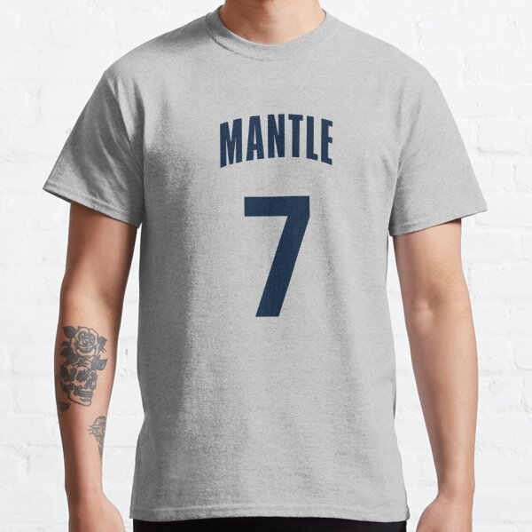 Mickey Mantle The Mick 7 New York Distressed Tee T-Shirt Hoodie - DadMomGift