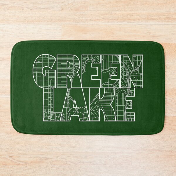 Item preview, Green Lake, Seattle Street Map designed and sold by thestreetslocal.