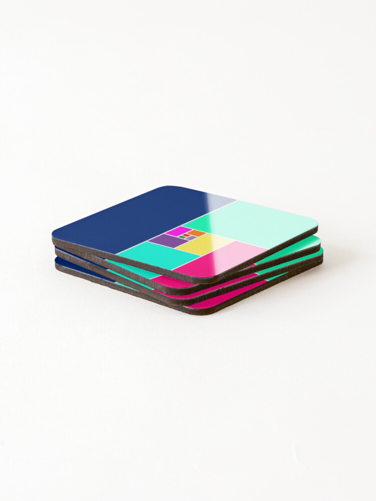 Thumbnail 4 of 5, Coasters (Set of 4), Color Box designed and sold by Ragpamuffin.