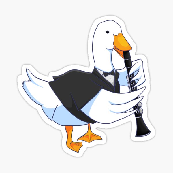 Item preview, Clarinet Duck designed and sold by WizardBirbArts.