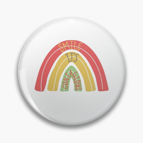 Item preview, Smile It's Contagious Rainbow designed and sold by Kate Roarke.