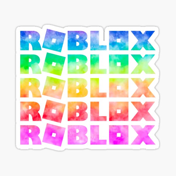 Roblox Powerup Sticker By Oneeyedsmile Redbubble - offical prestonplayz rainbow tie dye roblox