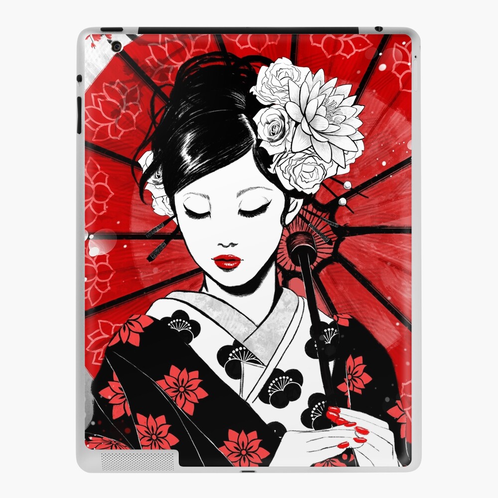 Geisha Japan Collection" iPad Case Skin for Sale by Ruby-Art | Redbubble