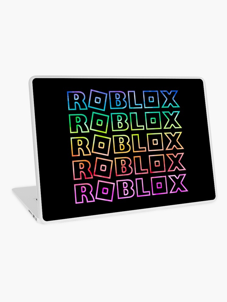 Roblox Rainbow Tie Dye Unicorn Laptop Skin By T Shirt Designs Redbubble - laptop requirements for roblox