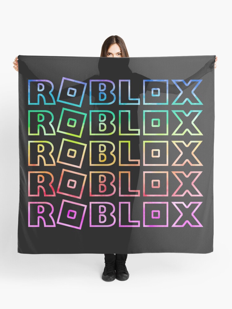 Roblox Rainbow Tie Dye Unicorn Scarf By T Shirt Designs Redbubble - roblox tie dye shirt