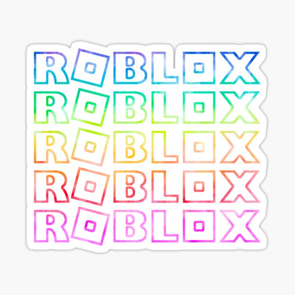 Adopt Me Roblox Stickers Redbubble - roblox rainbow decal id