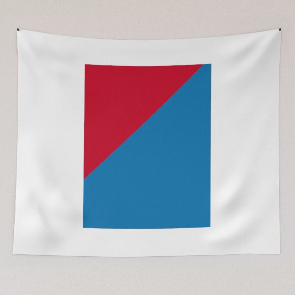 Item preview, Red and blue designed and sold by Enid Guinn.