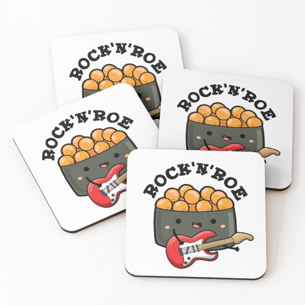 Item preview, Rock And Roe Rock And Roll Funny Sushi Puns  designed and sold by punnybone.