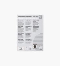 10 Principles of Good Design Art Board