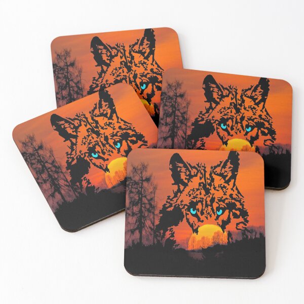 Item preview, Wolf nature double image designed and sold by kreawusel-bin.