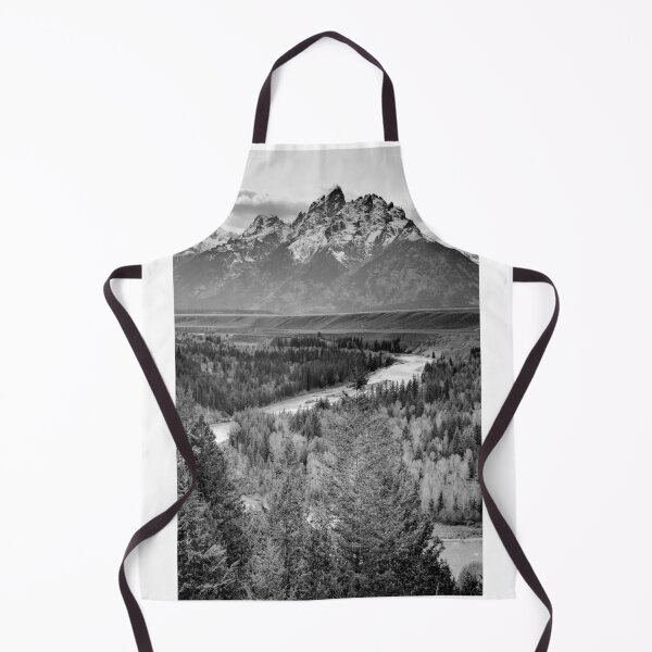 Item preview, GRAND TETON BLACK & WHITE JACKSON HOLE WYOMING NATIONAL PARK designed and sold by LandscapeArtCP.