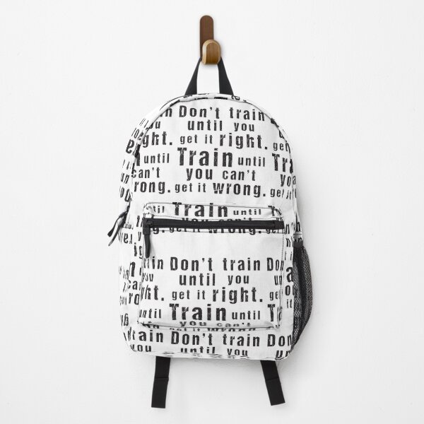Item preview, Train Until You Can't Get It Wrong – Motivational Training Quote (Black) designed and sold by illucalliart.
