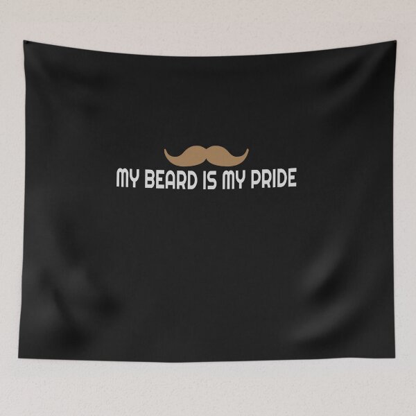 Item preview, Mustache beard pride saying designed and sold by Imutobi.