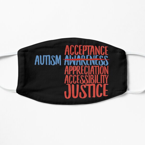 Autism Acceptance Flat Mask