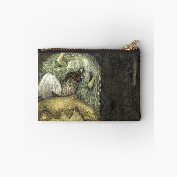 Artikelvorschau, Old hag with long hair  Vintage John Bauer fantasy artwork entworfen und verkauft von Vintage Designs +.