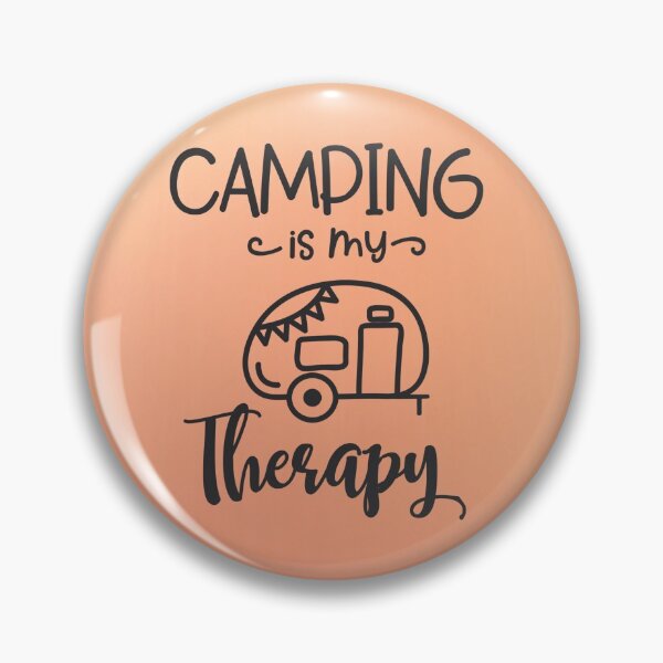 Item preview, Camping is my therapy designed and sold by Delicarte.